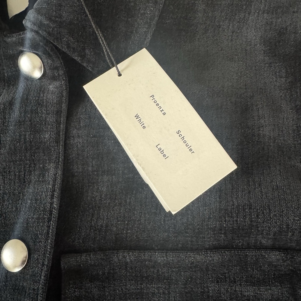Proenza Schouler Stella Chenille Jacket Women's Size 6 Black - Picture 9 of 12